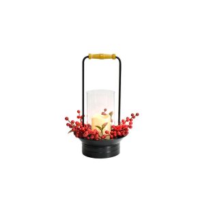 FAROL C/VELA LED  21X38CM