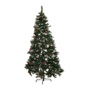 ARBOL PIÑA-BAYAS 210CM 1100PUNTAS