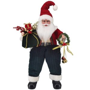 FIG SANTA MUSICAL 66CM