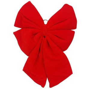 ORNAMENTO LAZO 32CM ROJO
